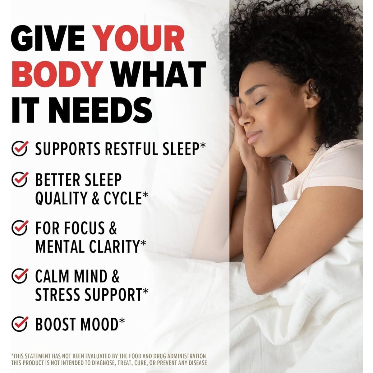 10X Health Sleep Supplement - Magnesiumt with L Theanine & Melatonin 3Mg - 60 Capsules - Suppviv