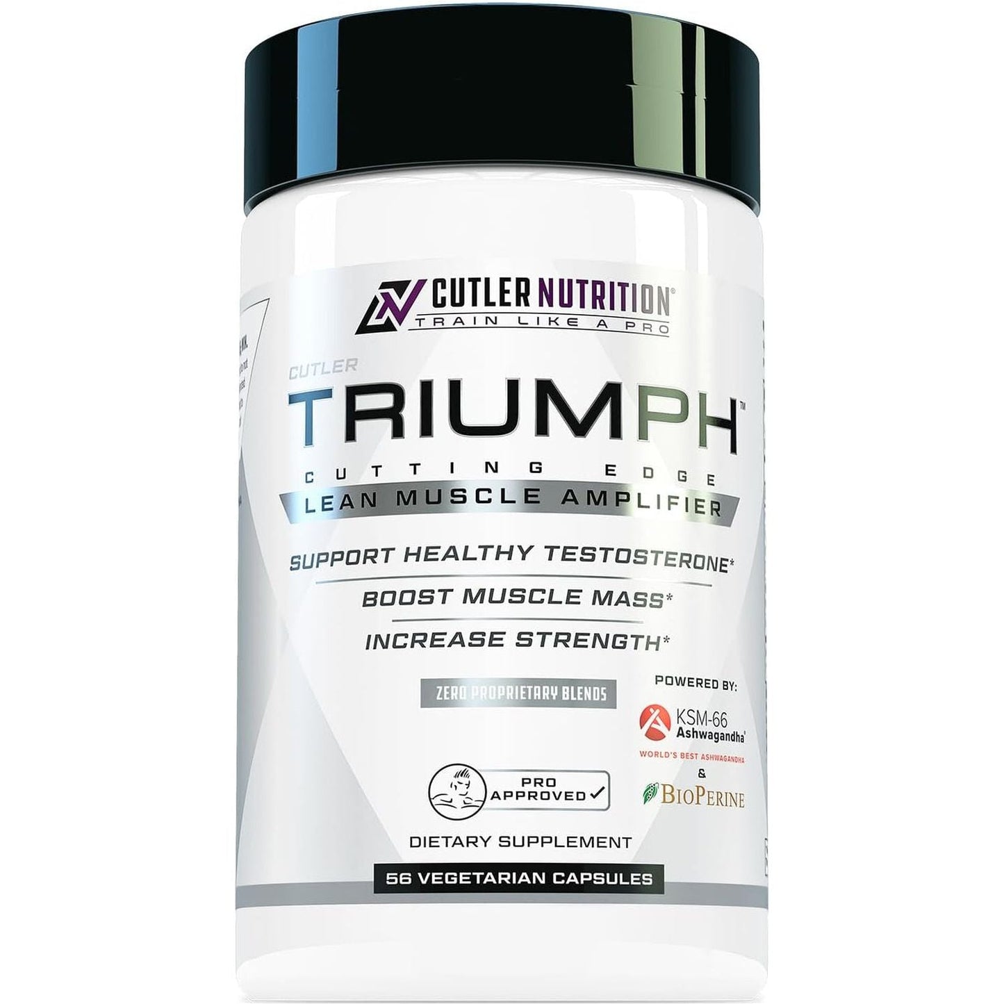 TRIUMPH Testosterone Booster for Men: Best Test Booster and Estrogen Blocker 56 Capsules