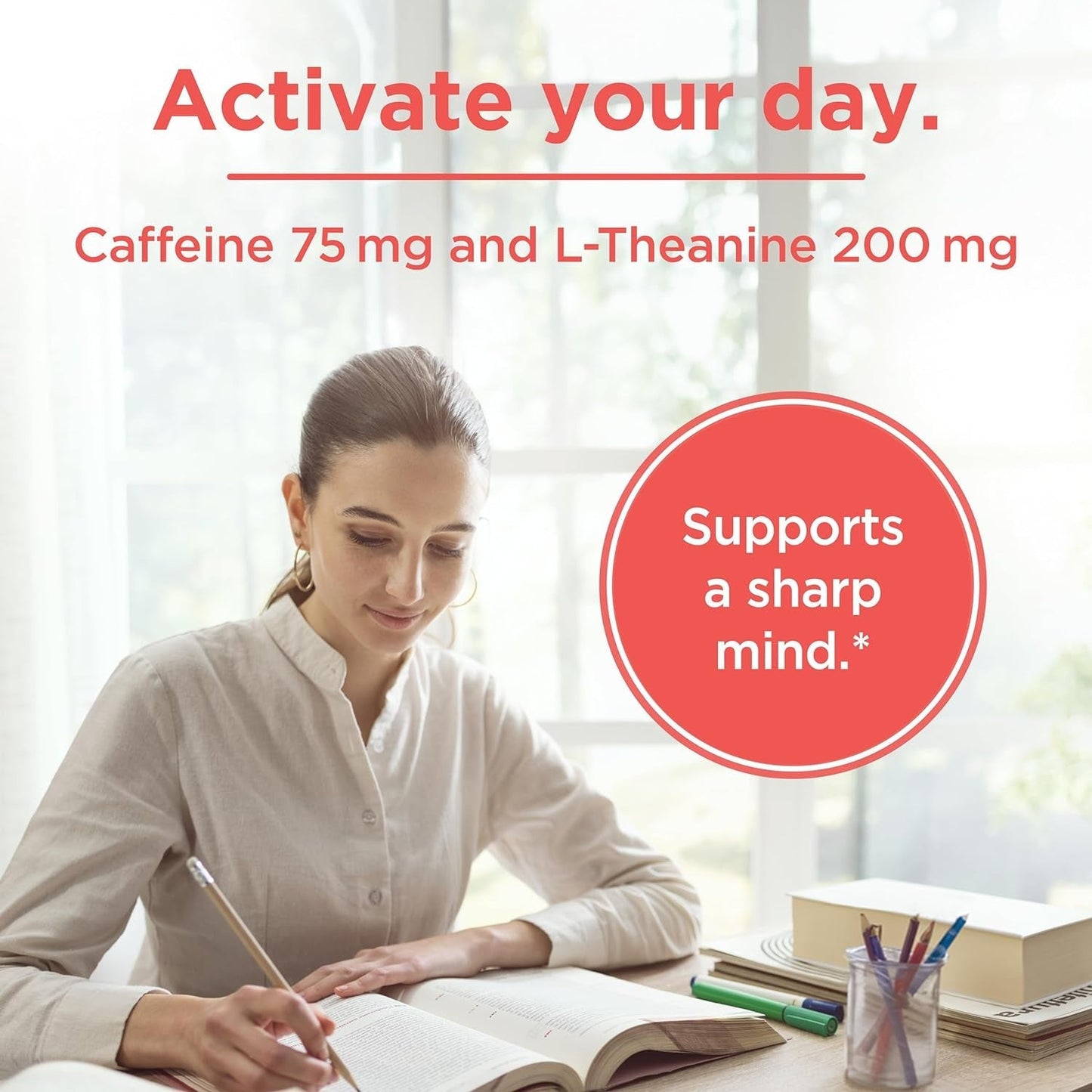 One a Day Brain Supplement for Memory and Focus Support 30 Capsules