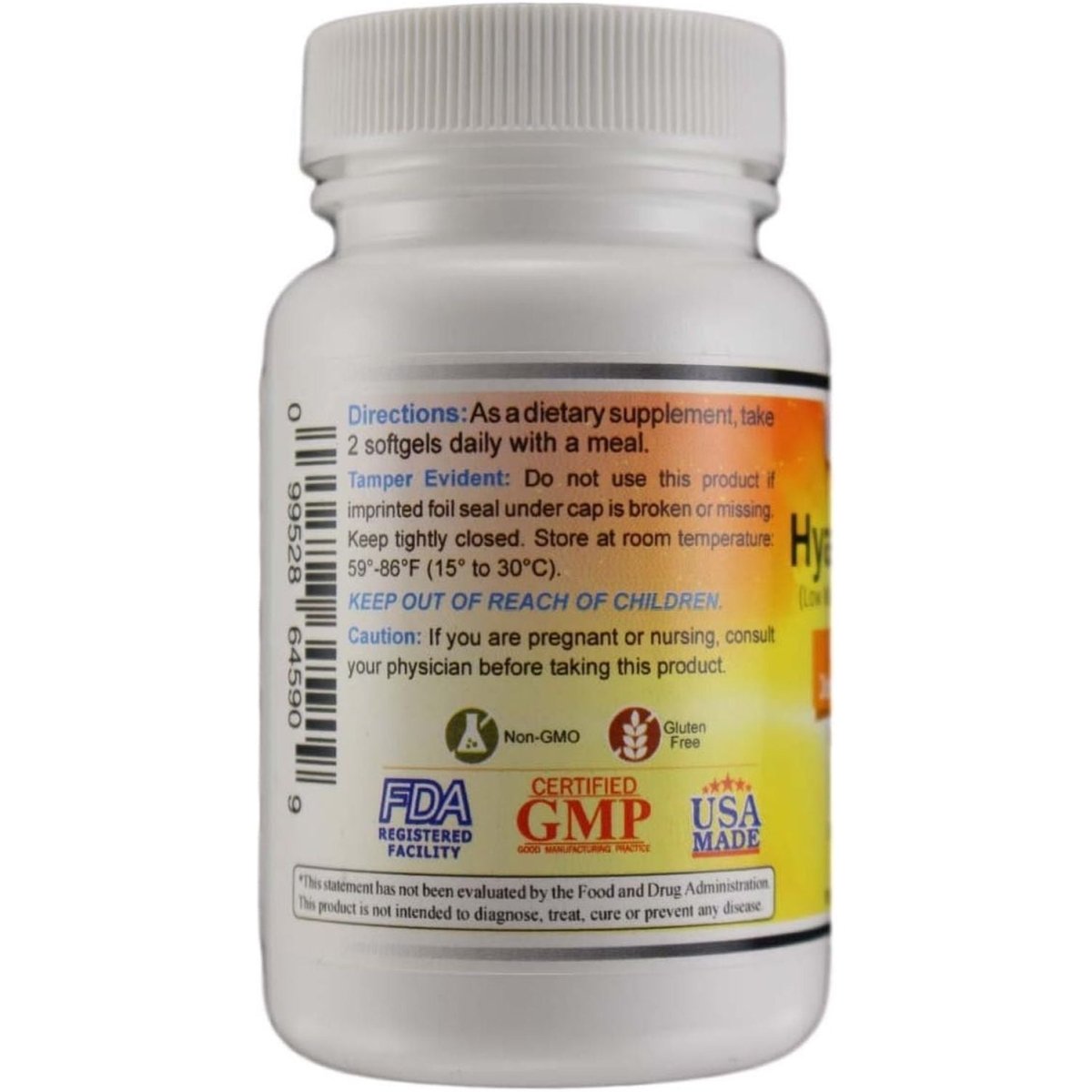 120 Mg Hyaluronic Acid Rooster Comb Extract, Made from Injuv Rooster Comb Extract (90) - Suppviv