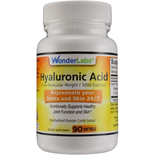 120 Mg Hyaluronic Acid Rooster Comb Extract, Made from Injuv Rooster Comb Extract (90) - Suppviv