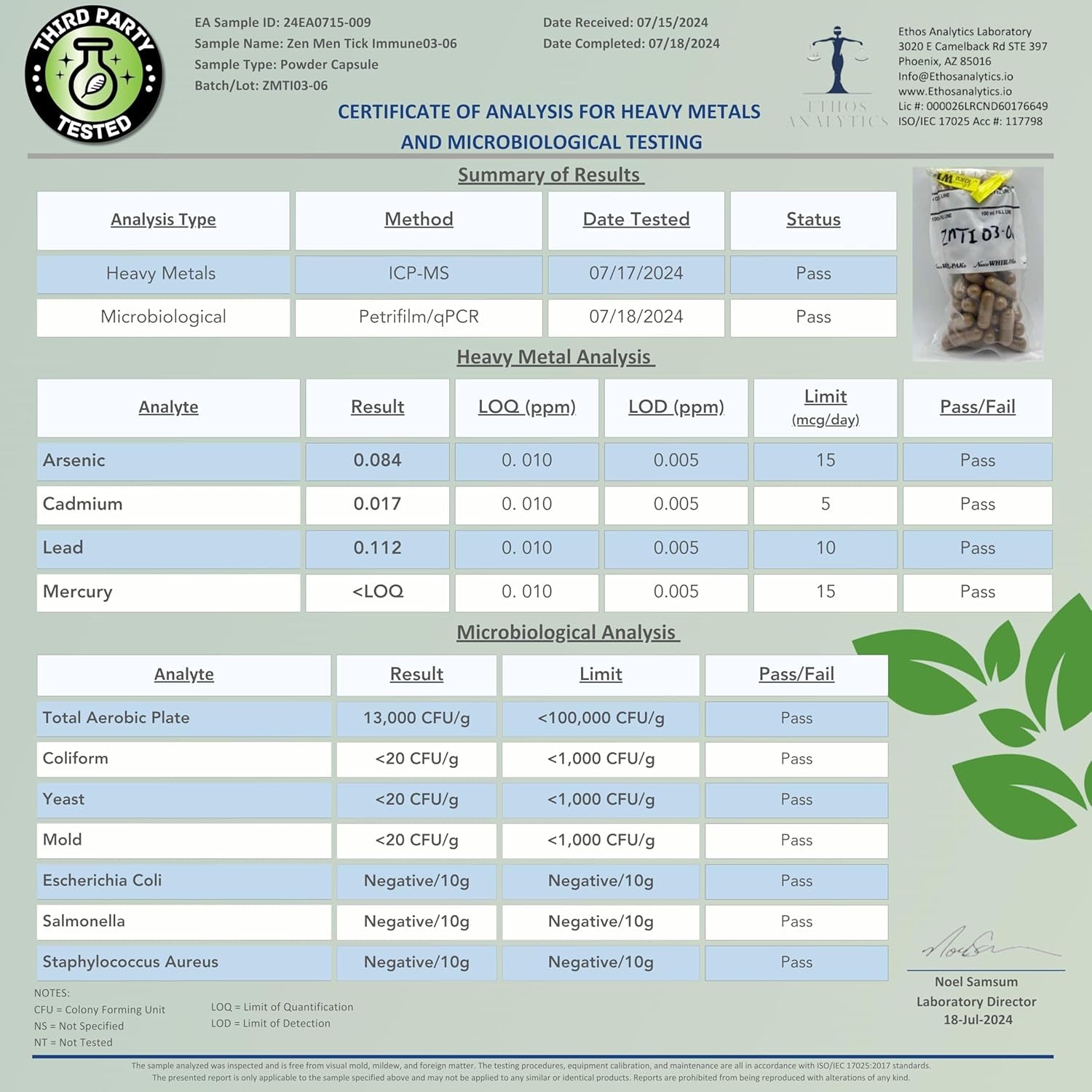 Tick Immune Support Supplement - Improved Formula - 90 Vegan Capsules, Made in the USA