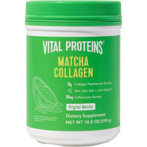 Vital Proteins Matcha Collagen Peptides Powder Supplement, Matcha Green Tea Powder, 10.5 Oz