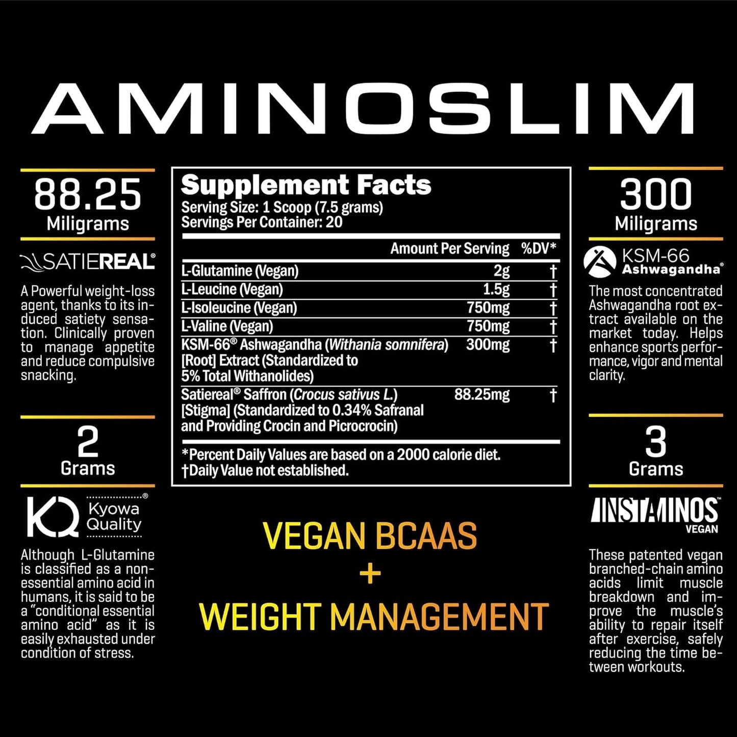 Amino Slim - Slimming BCAA Weight Loss Drink for Women