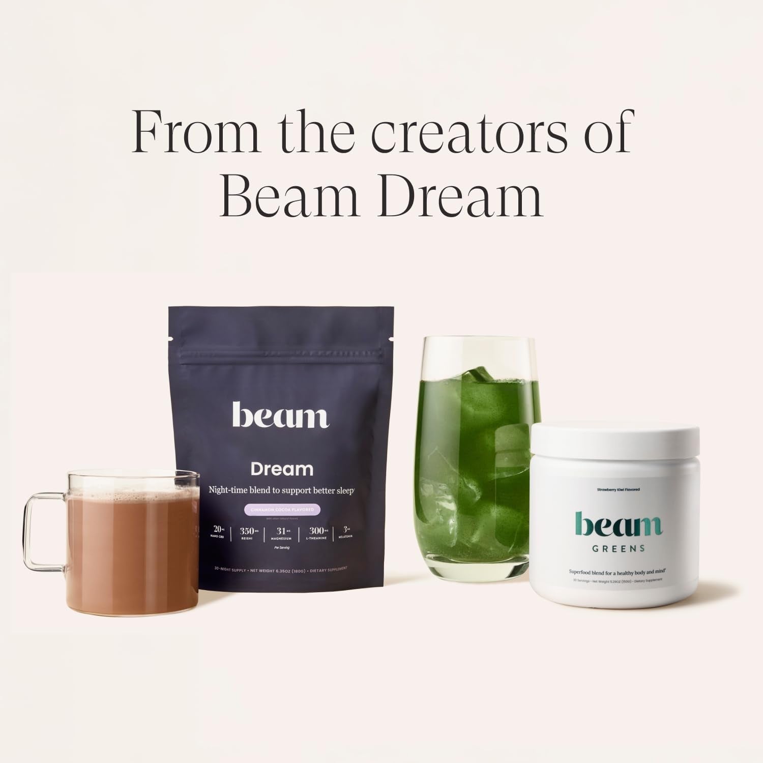 Beam Superfood Supplement for Gut Health,  Daily Detox & Immune Support - 30 Servings