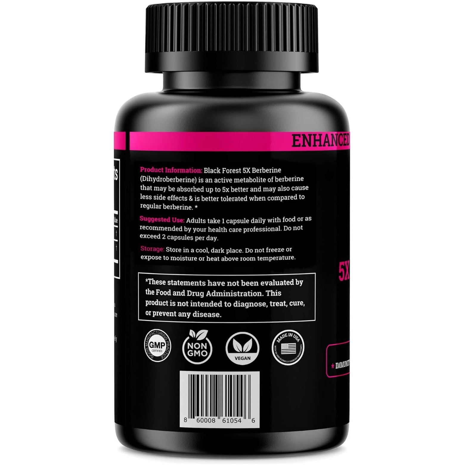 Black Forest 5X Berberine a Dihydroberberine Supplement 