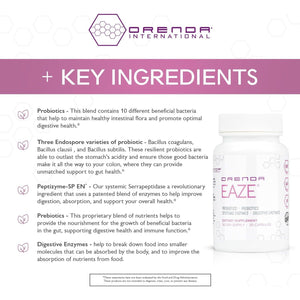Orenda Eaze®: Gut Wellness Capsules | 6-In-1 Digestive Support - Elevate Your Gut Health Today - 30 Capsules