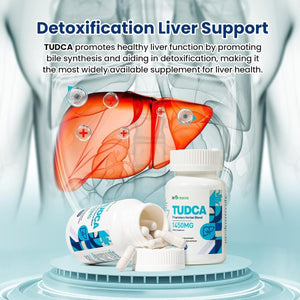 1450MG TUDCA Liver Supplement, Bile Salts Liver Support Supplement Complex, 60 Capsules - Suppviv