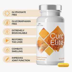 Mara Labs Curcelite Curcumin | Turmeric Extract 95% Curcuminoids | 30 Servings
