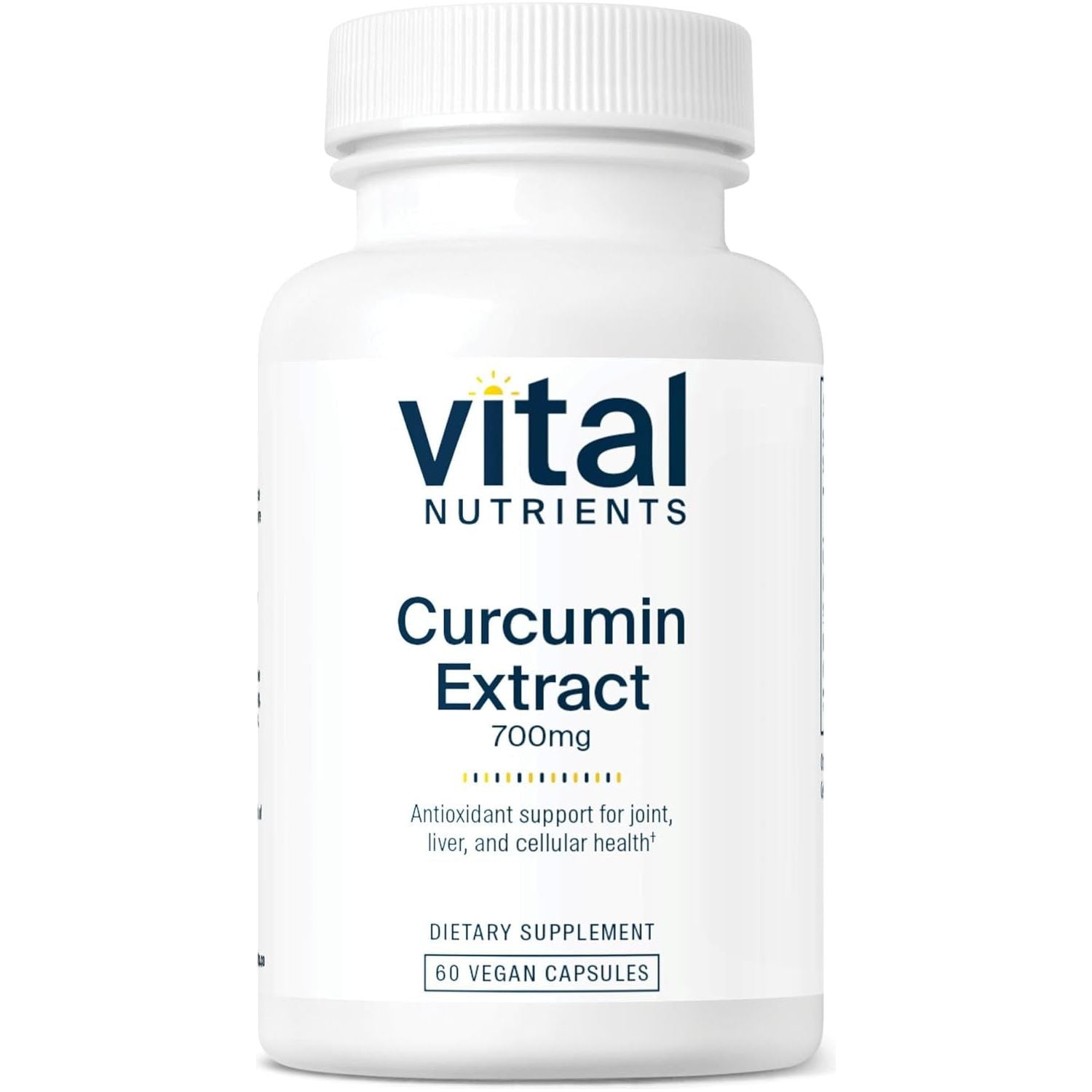 Vital Nutrients Curcumin Extract 700Mg | Antioxidant Support for Joint, Liver, and Cellular Health* 60 Capsules