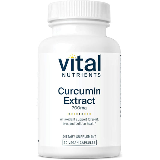 Vital Nutrients Curcumin Extract 700Mg | Antioxidant Support for Joint, Liver, and Cellular Health* 60 Capsules