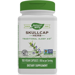 Nature'S Way Skullcap Herb - Traditional Herbal Sleep Support* - 100 Vegan Capsules