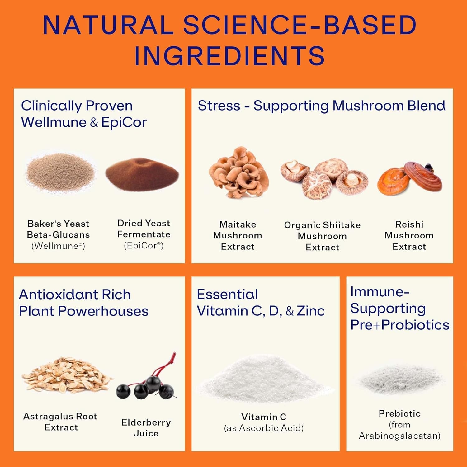 Blueshift Immune Ultra - 5-In-1 Immune Support Powder Drink Mix (14 Pack)