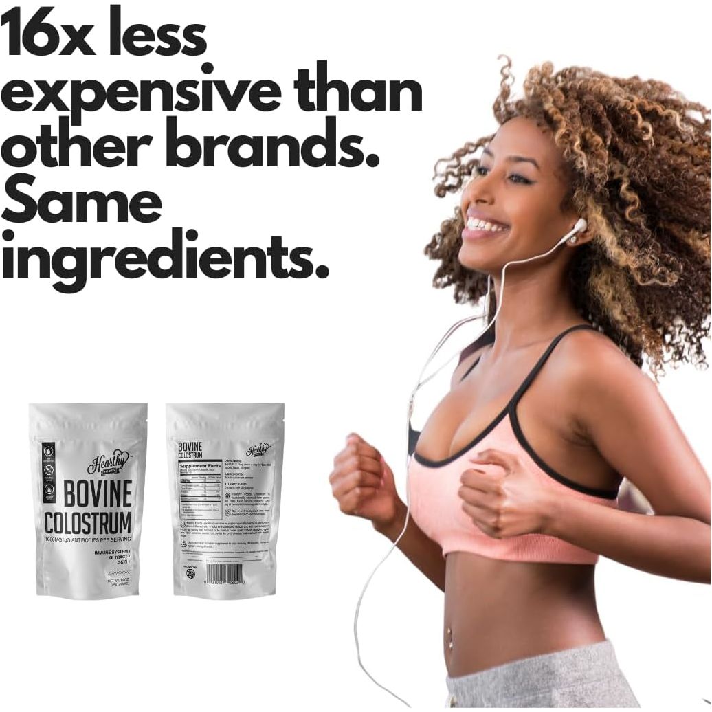 Bovine Colostrum Powder - Upto 30% IGG, Leaky Gut Repair Supplements,  90 Servings