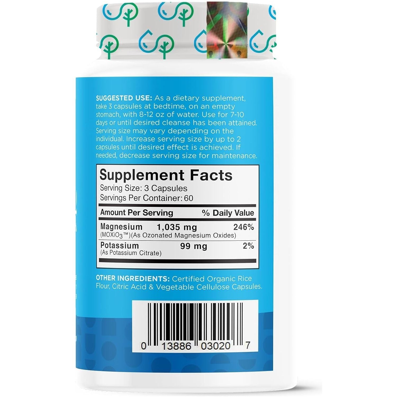 Nbpure Mago7 - Natural Colon Cleanse & Detox - Occasional Constipation Relief, Stool Softening, & Bloating Support 180 Capsules