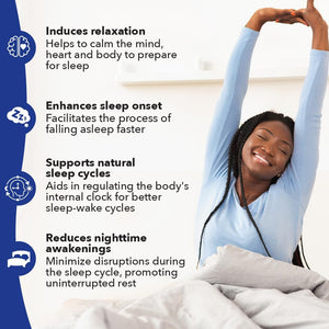 Rest-Zzz - Powerful Sleep Support Supplement - Calms Nervous System - 60 Capsules