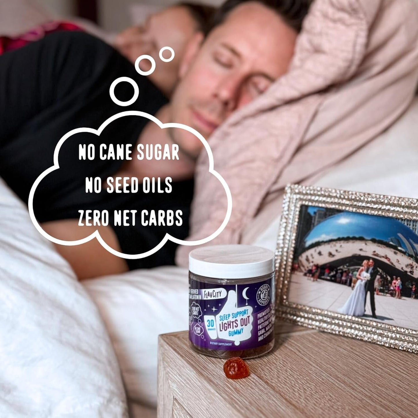 Flavcity Melatonin Sleep Gummies for Adults 30-Day Supply