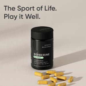 Sports Research Berberine - Herbal Ayurvedic Metabolic Health Support - 1000 Mg - 60 Capsules