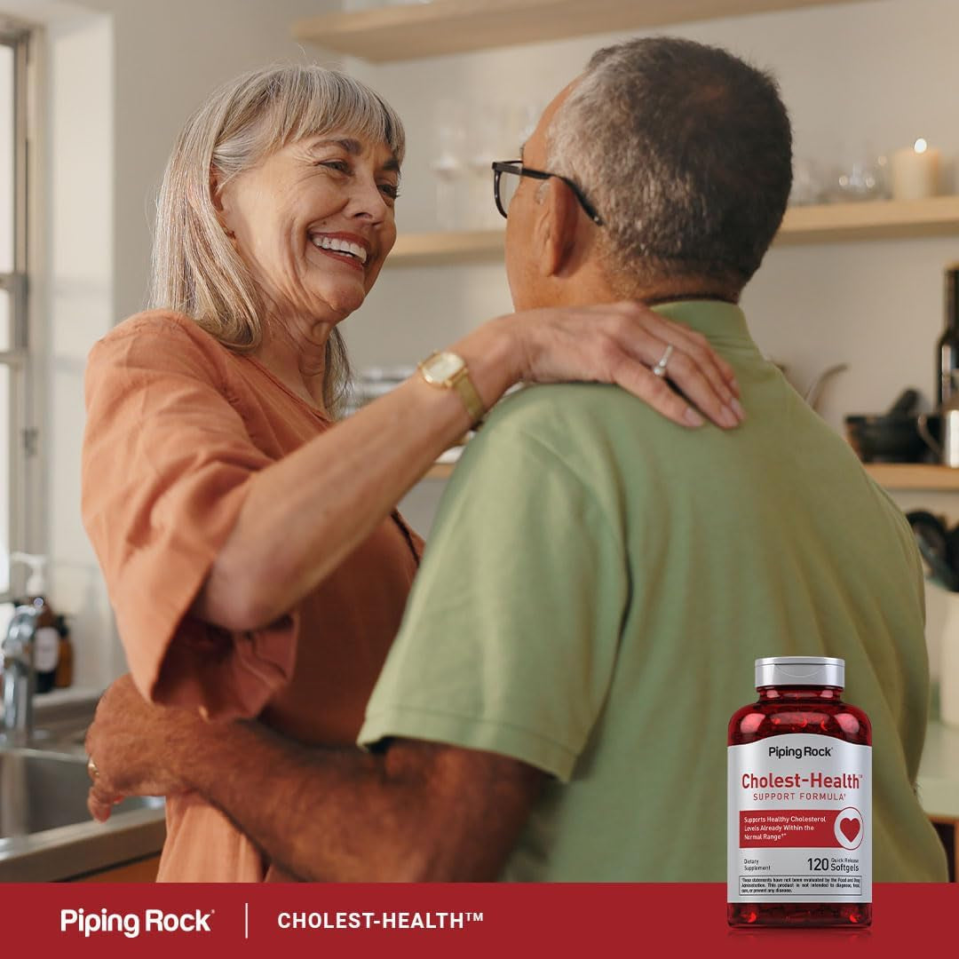 Piping Rock Cholesterol Health Supplement | 120 Softgels | Plant Sterols Formula