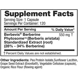Feel Good Superfoods Berberine Phytosome, 120 Vegan Capsules
