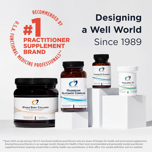 Designs for Health Betaine Hcl with Pepsin - 750Mg Betaine Hydrochloride + Protein Digestive Enzyme (120 Capsules)
