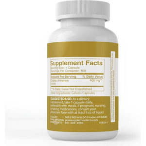 Pure Original Ingredients Golden Thread, (100 Capsules) No Additives or Fillers, Lab Verified