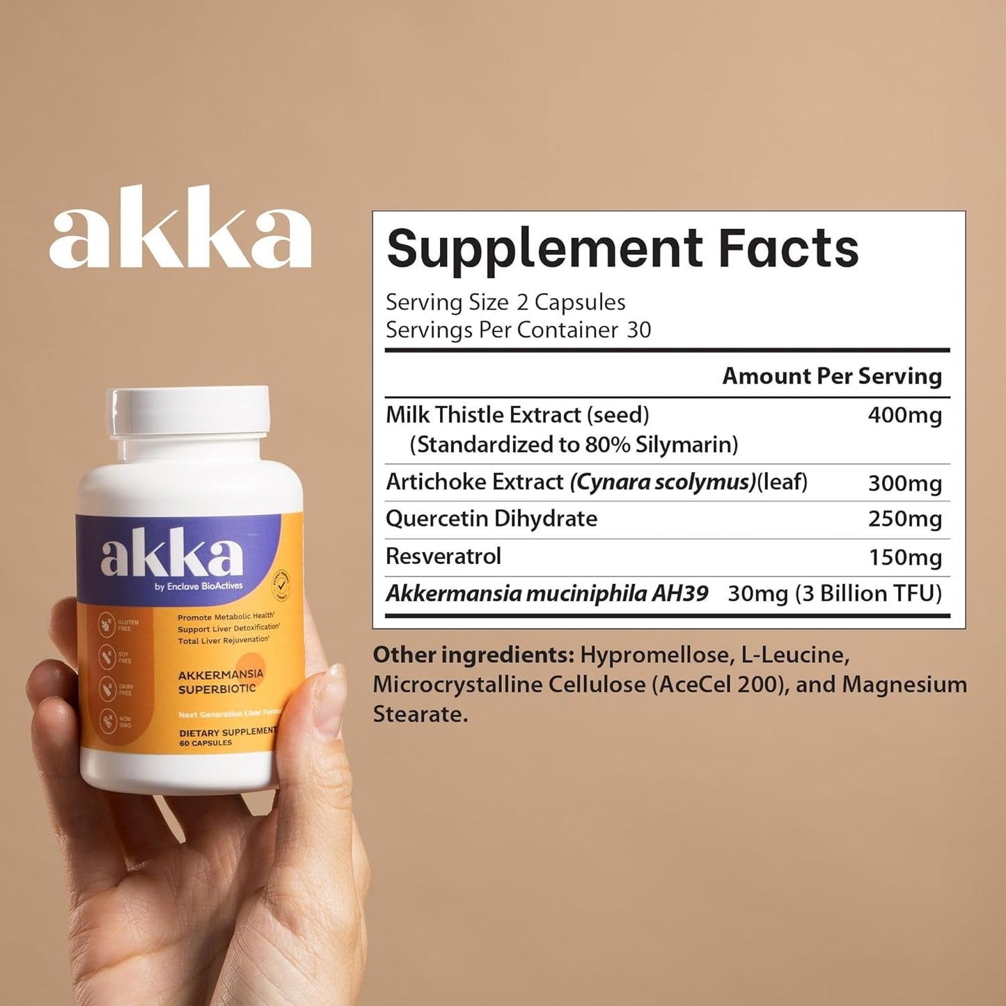 AKKA Premium Liver Cleanse Detox & Repair Superbiotic