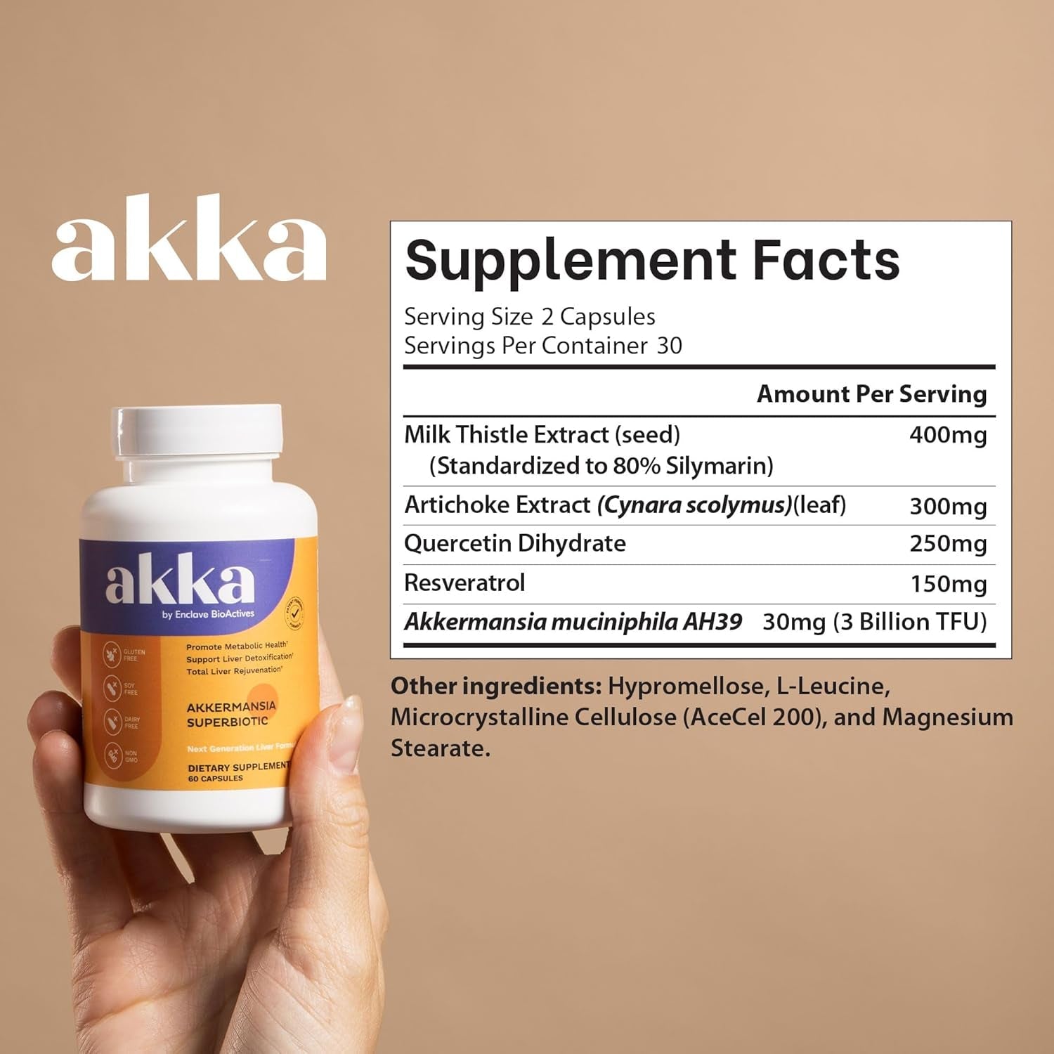 AKKA Premium Liver Cleanse Detox & Repair Superbiotic