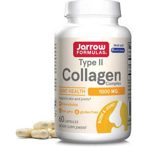 Jarrow Formulas Type II Collagen Complex 1000 Mg Supplements, Supports Skin and Joint Health, 60 Capsules