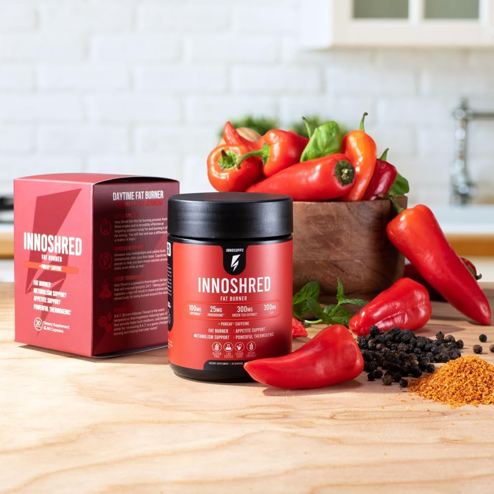 Inno Shred Fat Burner for Men and Women (60 Capsules) (With Stimulant)