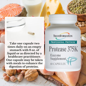 Transformation Enzymes Protease 375K Enzyme Blend Supplement 60 Capsules