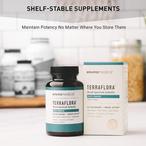 Enviromedica Terraflora Deep Immune SBO Probiotic + Prebiotic Supplement (60Count)