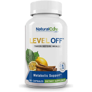 Level off - Spike Curb Supplement 120 Capsules 60 Servings Vegan, Non-Gmo, Gluten Free