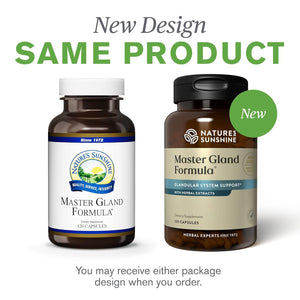 Nature'S Sunshine Master Gland - Provides Complete Nutritional Support for Every Gland in the Body 120 Capsules