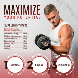 Drivemax, Sports Nutrition for Energy and Constant Strength (10 Count)