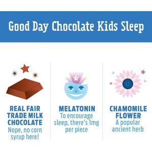 Good Day Chocolate Melatonin for Kids [50 Count]