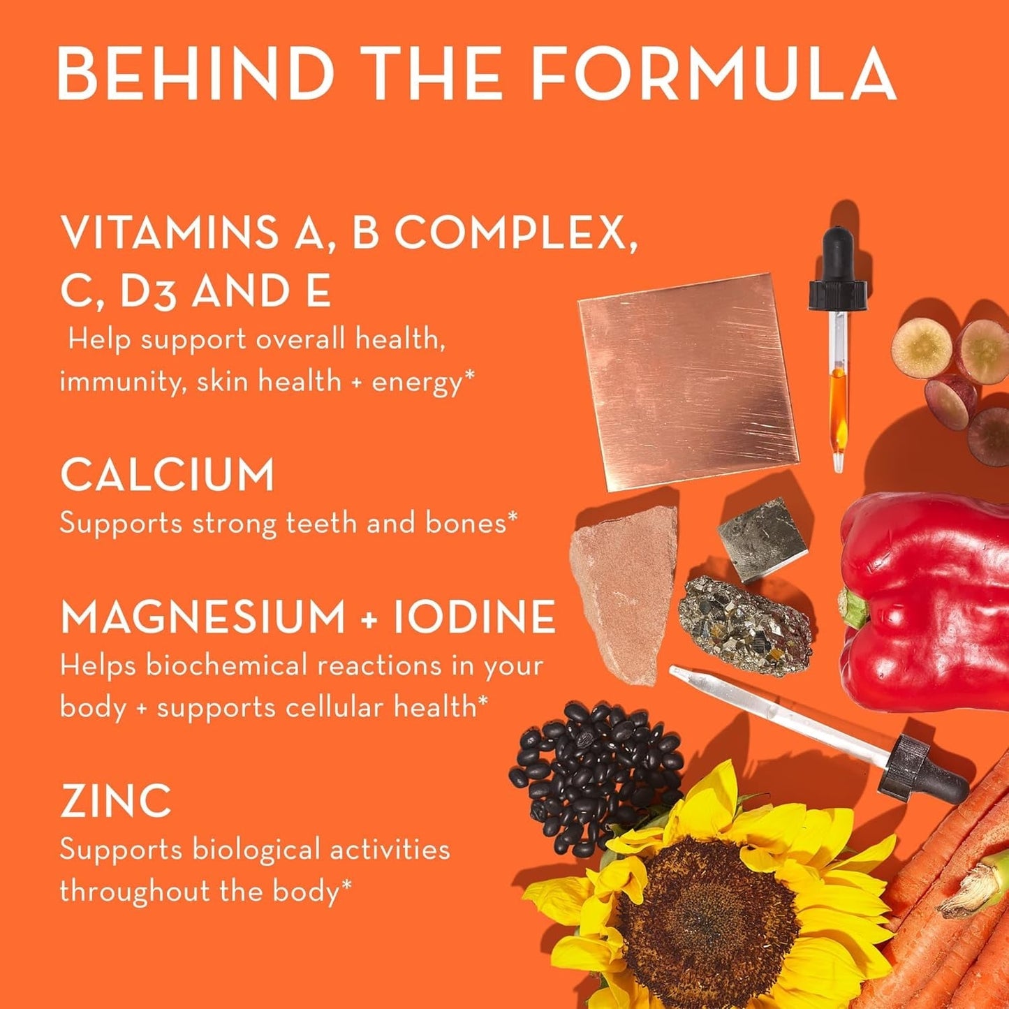 HUM Base Control - Daily Women'S Multivitamin & Minerals W/B Complex to Support Pre-Menopause Women (30 Tablets)