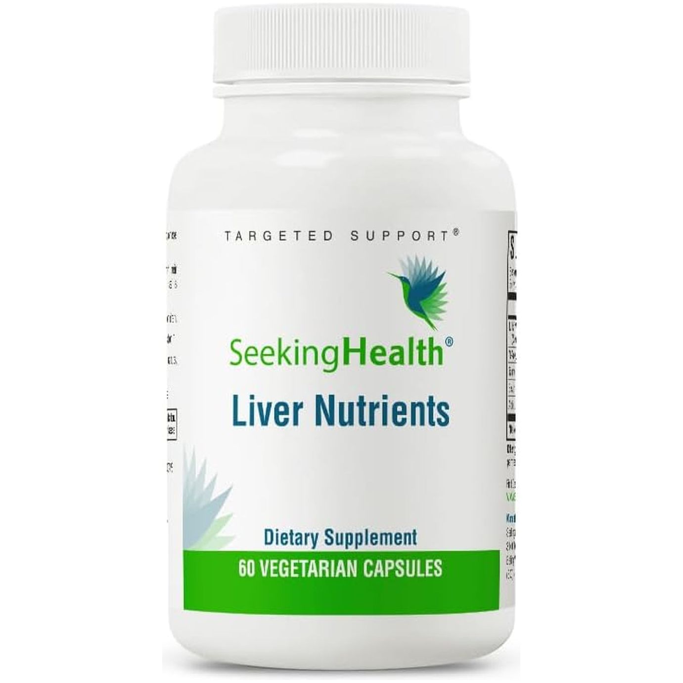 Seeking Health | Liver Nutrients | 60 Vegetarian Capsules | Milk Thistle, NAC & TMG Supplement