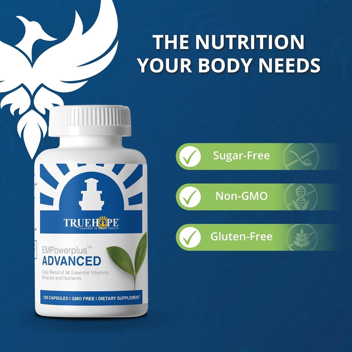 Truehope Empowerplus Advanced Multivitamin to Support Cognitive Functions 120 Capsules