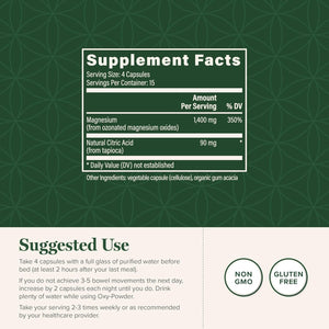 Global Healing Oxy-Powder Colon Cleanse, Constipation Relief for Women & Men