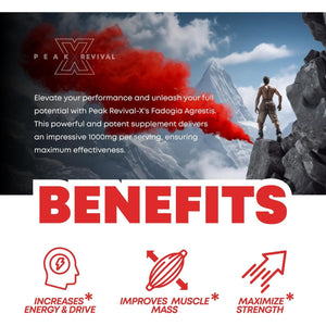 Fadogia Agrestis 1000Mg per Serving Supplement to Increase Energy, Athletic Performance & Muscle Mass (60 Capsules)