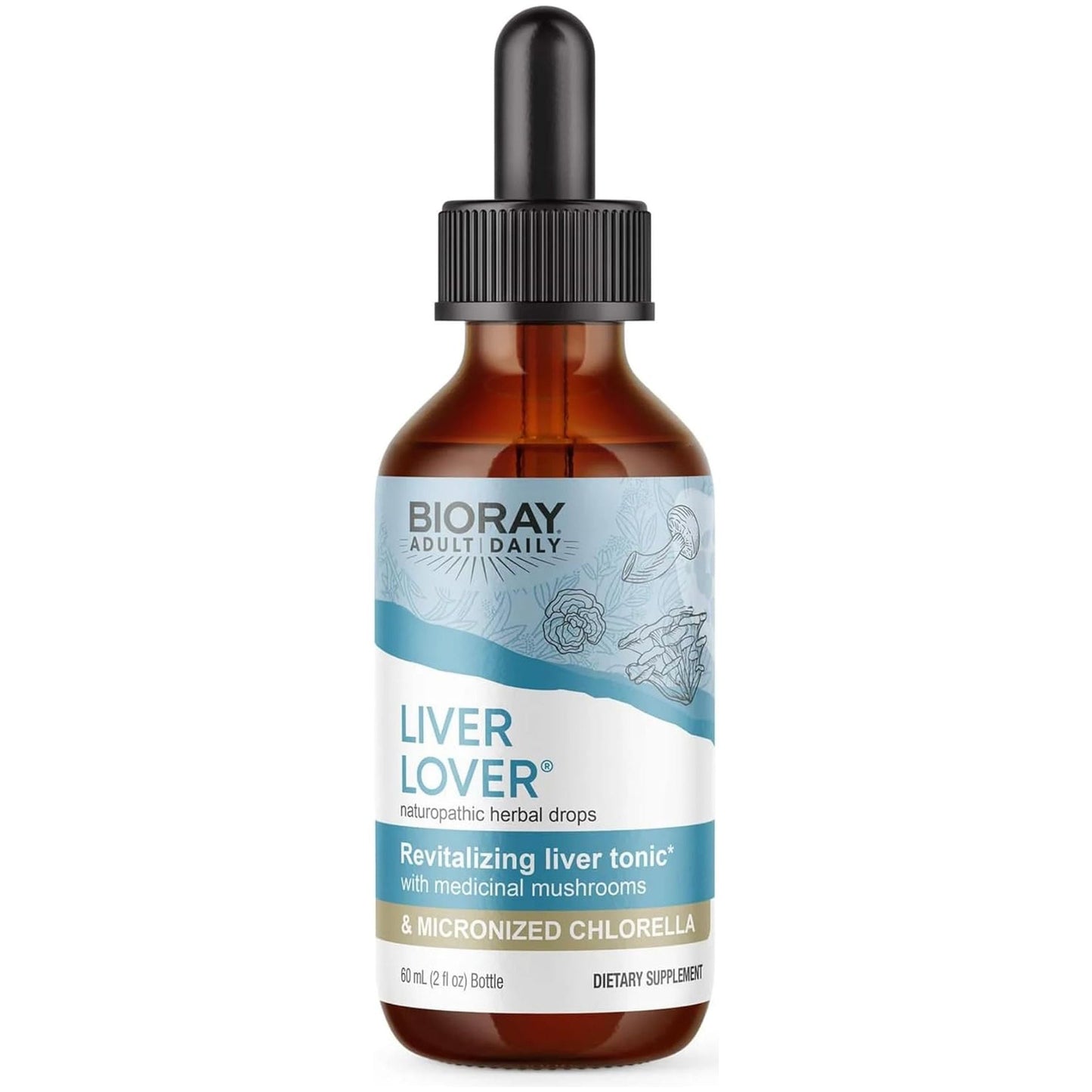 BIORAY Daily Liver Lover - Supports the Liver & Adrenals 2 Fl Oz