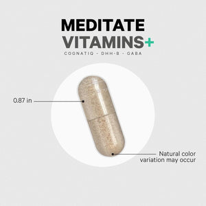 Codeage Meditate Vitamins+ Supplement - BDNF Brain Pills and Neuroprotein - 60 Capsules