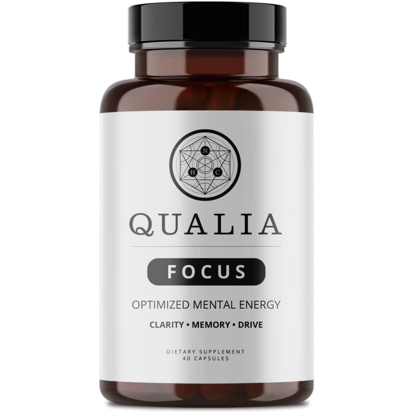 Qualia FOCUS Brain Booster Supplement to Deliver Sustained Mental Energy, Alertness, Concentration & Memory 1 Month Supply