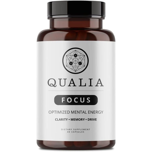 Qualia FOCUS Brain Booster Supplement to Deliver Sustained Mental Energy, Alertness, Concentration & Memory 1 Month Supply