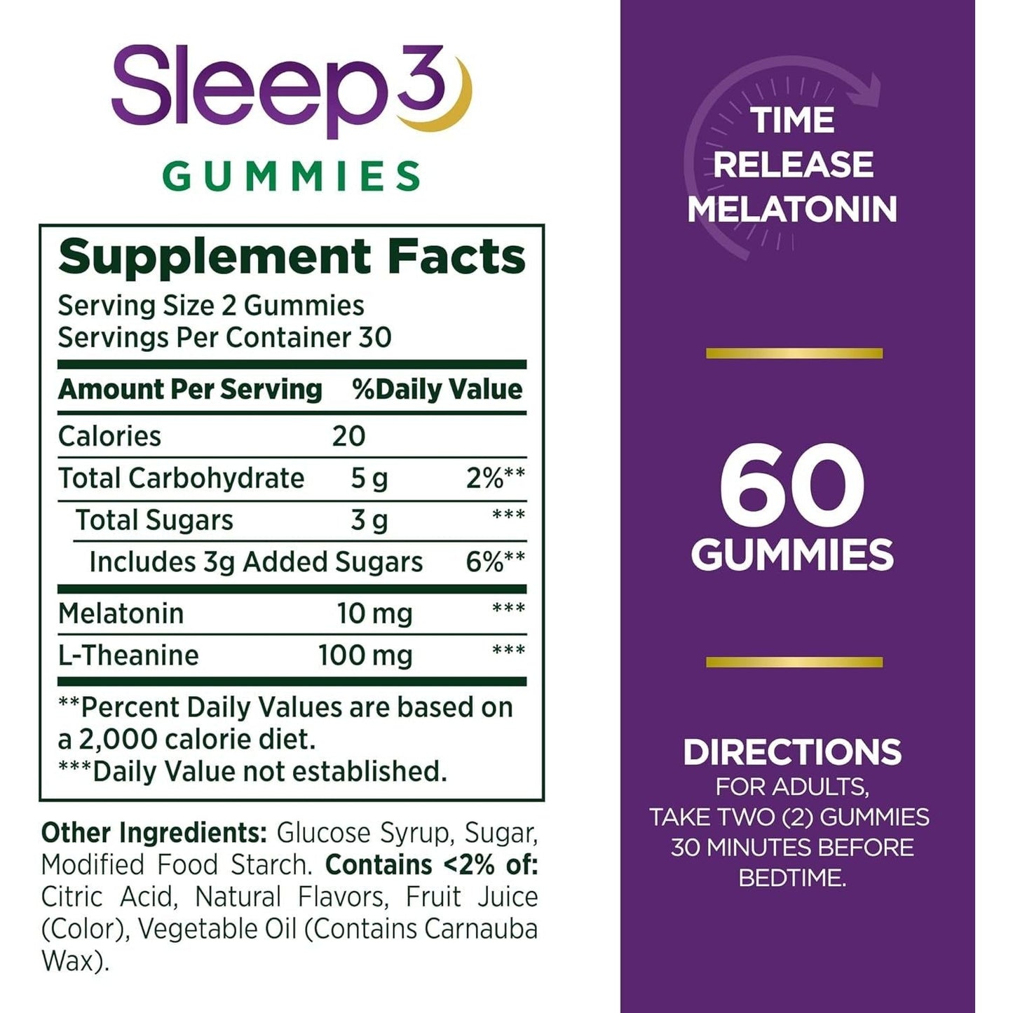 Nature'S Bounty Sleep3 Gummies Melatonin 10Mg 60 Gummies