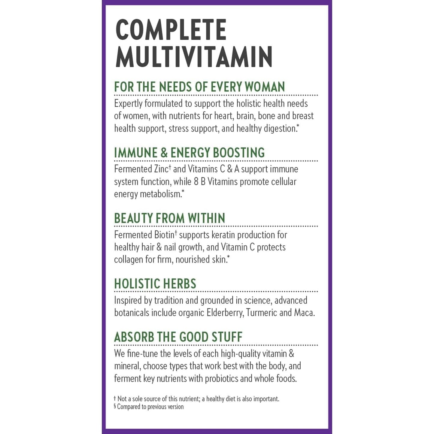 New Chapter Women'S Multivitamin for Immune, Beauty + Energy Support 72 Count