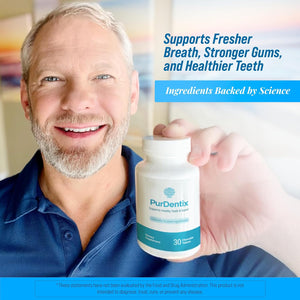 Oral Health Probiotic – 4-Strain Formula for Healthy Gums, Teeth & Fresh Breath – 30 Chewable Tablets