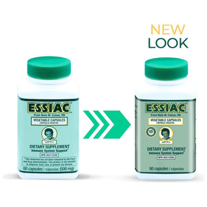 ESSIAC Tea All-Natural Herbal Extract Capsules - Powerful Antioxidant Blend to Help Promote Overall Health & Well-Being 60 Capsules