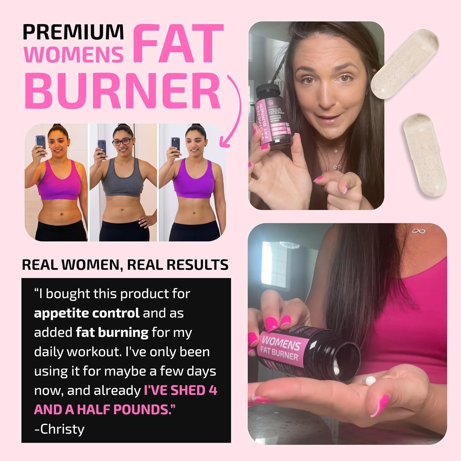 Fat Burners for Women | Weight Loss Pills for Women Belly Fat | Raspberry Ketones | 60 Capsules